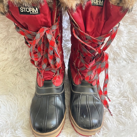 Storm by Cougar Red Snow Boots 6 - Picture 8 of 10